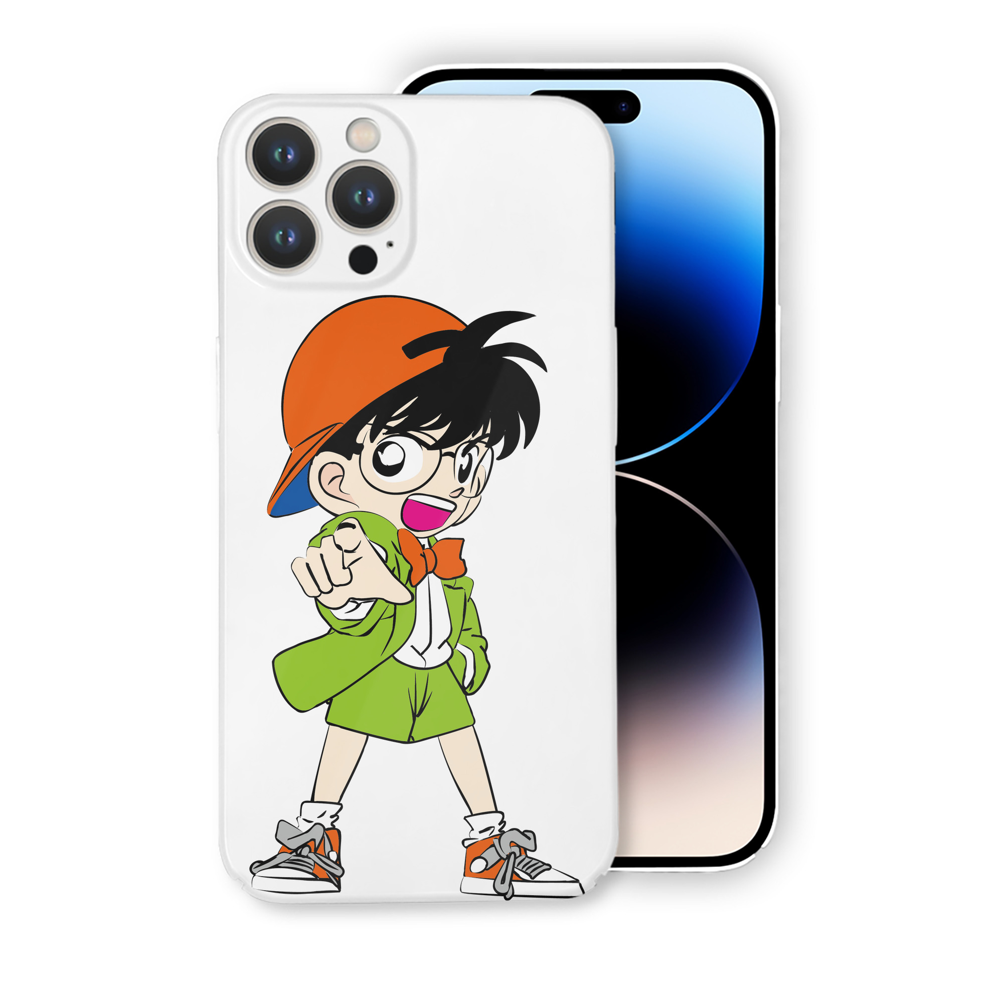 （画像用） 名探偵コナン 江戸川 コナン Detective Conan Conan Edogawa 【iPhone 14シリーズ対応】ハードケース